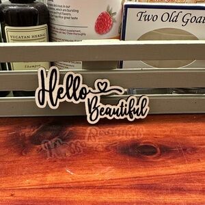 Hello Beautiful Sticker